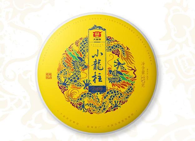 Daye Tea Pu 'er Tea Small dragon column Pu 'er cooked tea 357g cake tea